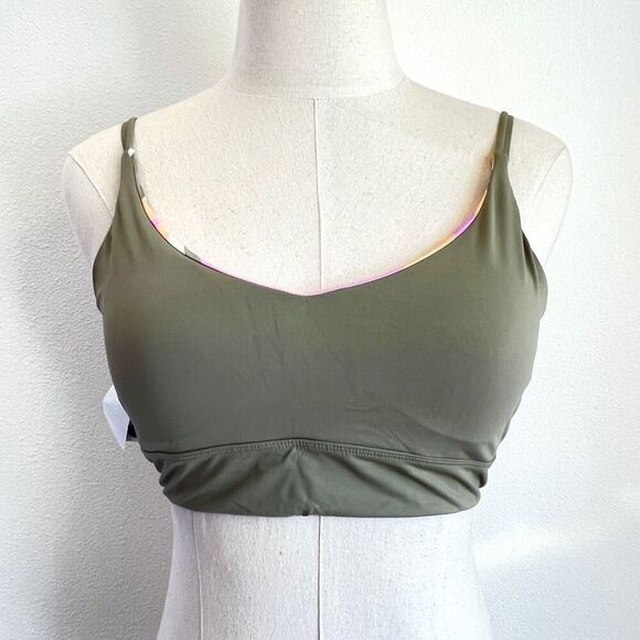 PrAna Willow Falls Reversible Swim Top Orange Pink Green NWT Size XS - Picture 9 of 11